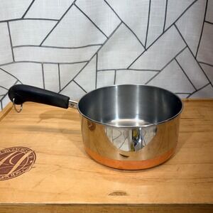 Revere Ware Saucepan 2 Qt Silver Copper Bottom Stainless Steel 00-b Indonesia